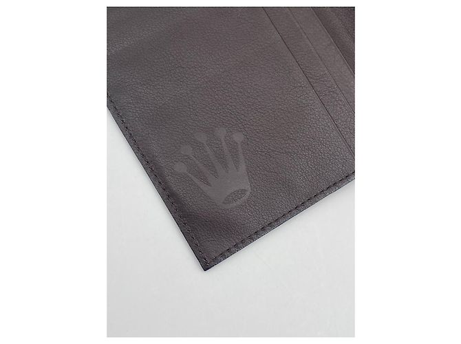 Braune Rolex vertikale Brieftasche - Ansicht 5