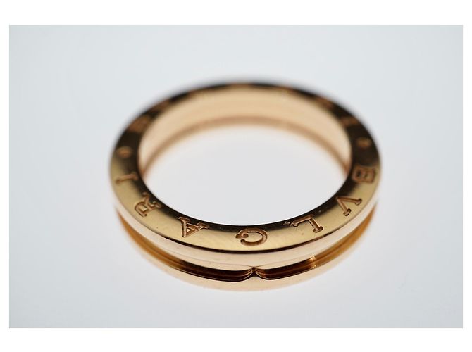 Bulgari Bvlgari B-Zero1 18k oro rosa 1 Tamaño del anillo de bandas 57 Gold hardware - vista 10