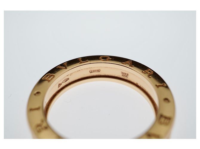 Bulgari Bvlgari B-Zero1 18k oro rosa 1 Tamaño del anillo de bandas 57 Gold hardware - vista 5