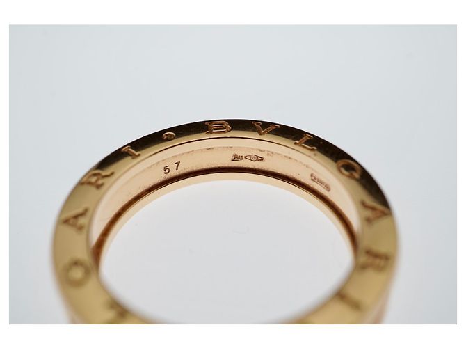 Bulgari Bvlgari B-Zero1 18k oro rosa 1 Tamaño del anillo de bandas 57 Gold hardware - vista 6