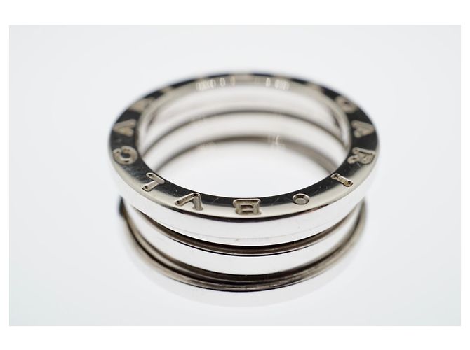 Bulgari Bvlgari B..Null1 18K Weißgold 3 Bandringgröße 53 Silberfarbene Hardware Gold hardware - Ansicht 10