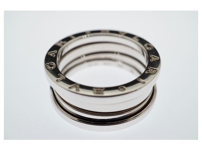 Bulgari Bvlgari B..Null1 18K Weißgold 3 Bandringgröße 53 Silberfarbene Hardware Gold hardware - Ansicht 11