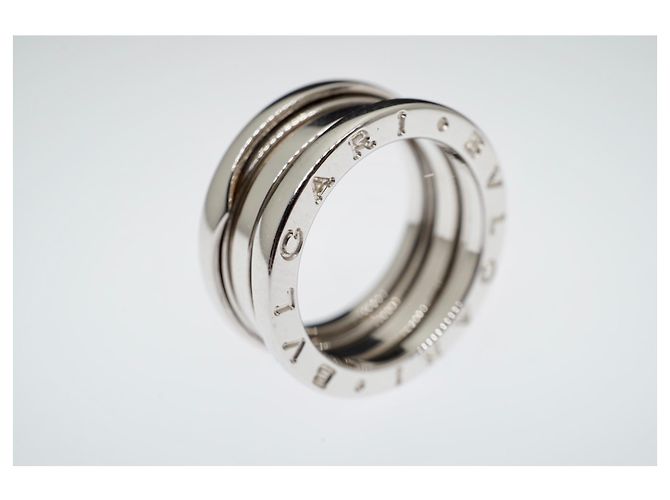 Bulgari Bvlgari B..Null1 18K Weißgold 3 Bandringgröße 53 Silberfarbene Hardware Gold hardware - Ansicht 7