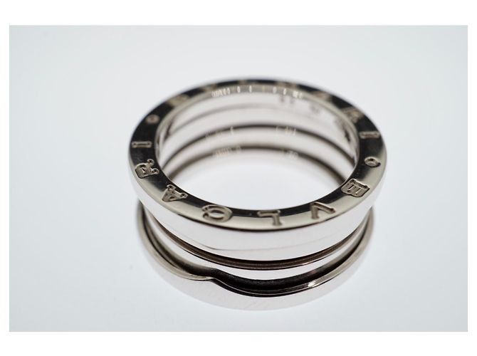 Bulgari Bvlgari B..Null1 18K Weißgold 3 Bandringgröße 53 Silberfarbene Hardware Gold hardware - Ansicht 9