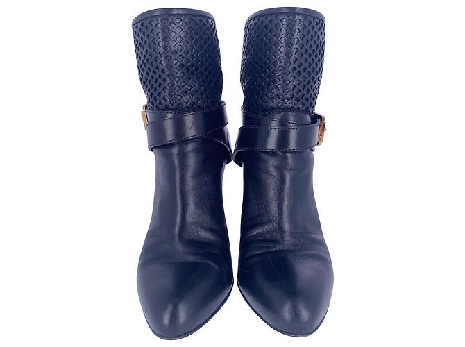 Sergio Rossi Scarpe Donna Boots in Black Leather - view 2