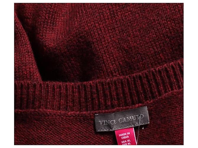 Vince Camuto Pullover Burgunder XL Bordeaux - Ansicht 3