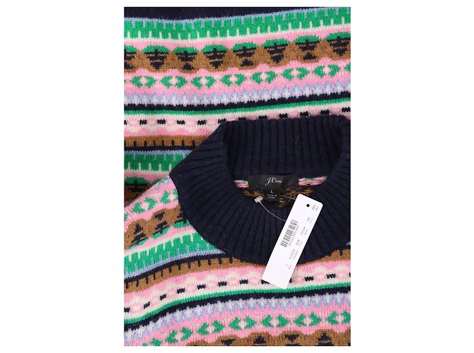Suéter J.Crew de lã e nylon Tamanho L Multicor - vista 3