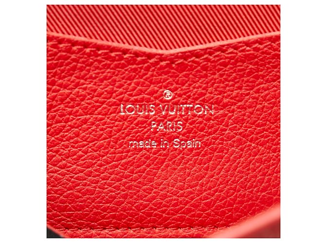 Cartera Louis Vuitton Red Taurillon Capucines Roja - vista 6