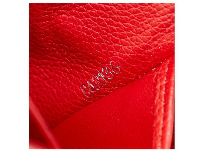 Cartera Louis Vuitton Red Taurillon Capucines Roja - vista 7