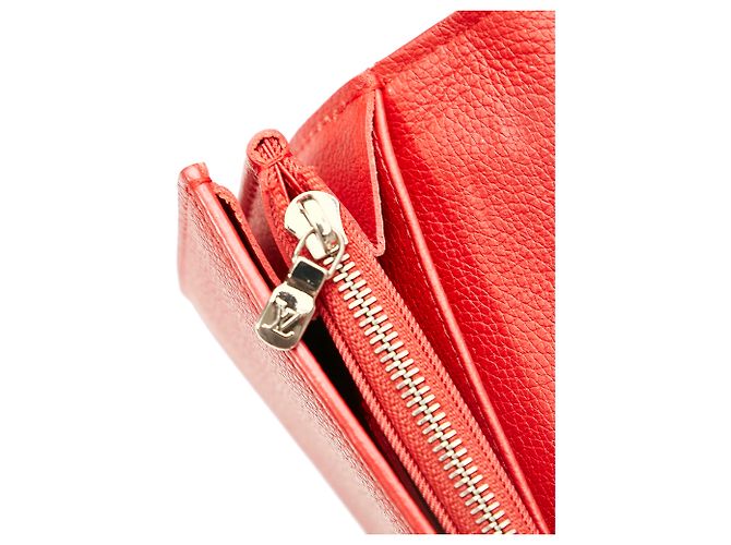 Cartera Louis Vuitton Red Taurillon Capucines Roja - vista 8