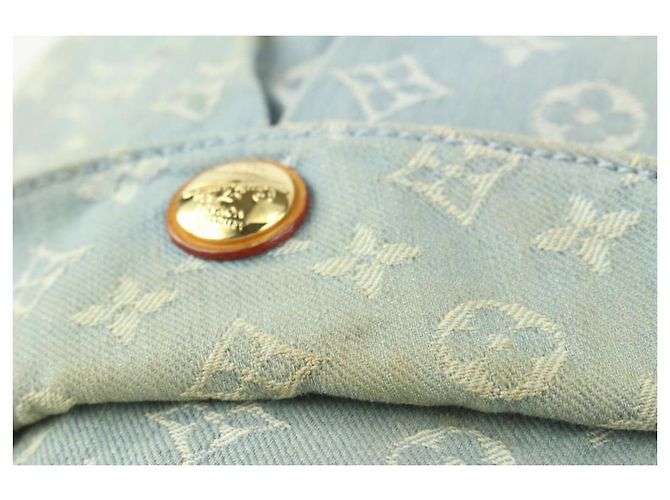 Louis Vuitton Hellblauer Monogram Denim Daily GM Artsy Hobo Delightful - Ansicht 4