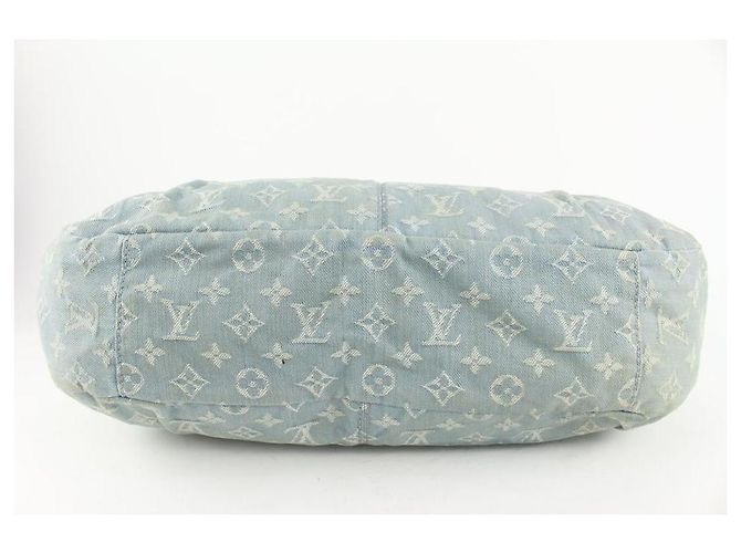 Louis Vuitton Hellblauer Monogram Denim Daily GM Artsy Hobo Delightful - Ansicht 6