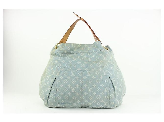 Louis Vuitton Hellblauer Monogram Denim Daily GM Artsy Hobo Delightful - Ansicht 7
