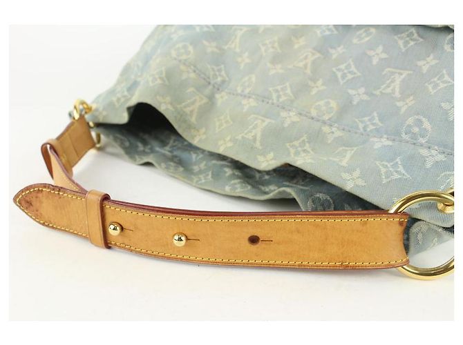 Louis Vuitton Hellblauer Monogram Denim Daily GM Artsy Hobo Delightful - Ansicht 8