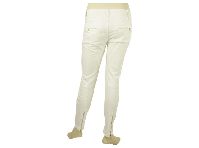 Dondup pantalones de mezclilla ajustados blancos pantalones de algodón pantalones sz 27 Código 3844432 - vista 2