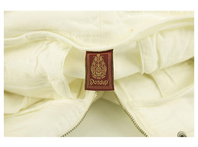 Dondup pantalones de mezclilla ajustados blancos pantalones de algodón pantalones sz 27 Código 3844432 - vista 5