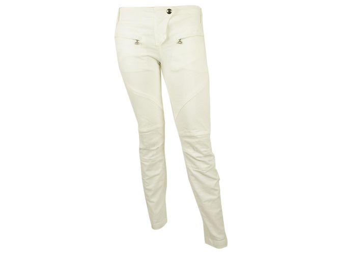 Dondup pantalones de mezclilla ajustados blancos pantalones de algodón pantalones sz 27 Código 3844432 - vista 9