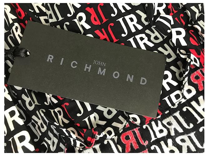 Sciarpa John Richmond in cotone multicolore - vista 6
