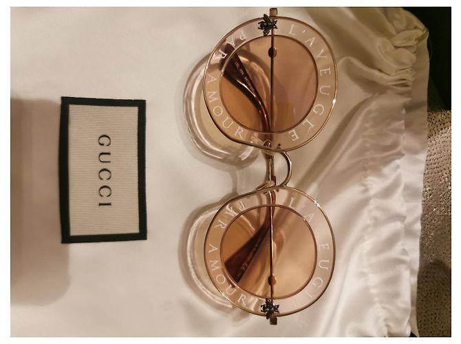 Gafas de sol Gucci Rosa de Plástico - vista 3