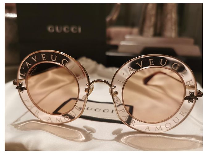 Gafas de sol Gucci Rosa de Plástico - vista 6