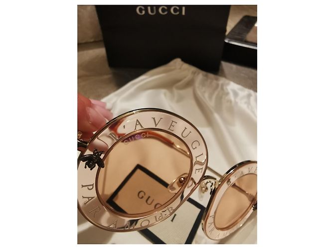 Gafas de sol Gucci Rosa de Plástico - vista 9