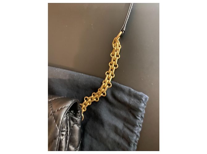 Borsa Chanel 2.55 Banana Nera in Pelle Nero - vista 2