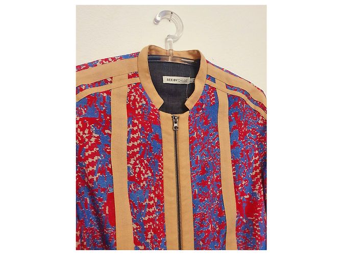 See by Chloé Seidenjacke Mehrfarben - Ansicht 3