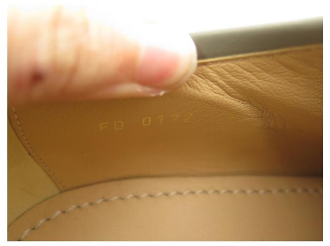 NUOVE SCARPE LOUIS VUITTON RICHELIEU IN CAMOSCIO E PELLE 7 IT 42 SCARPE FR CERVO Grigio - vista 7