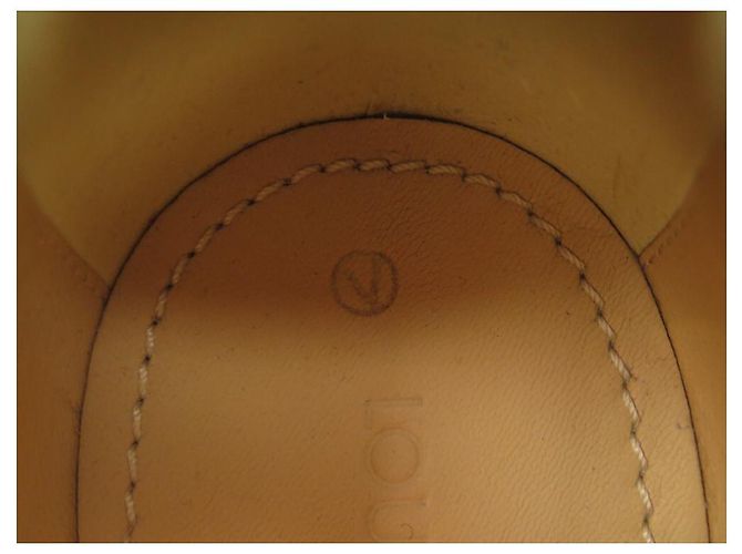 NUOVE SCARPE LOUIS VUITTON RICHELIEU IN CAMOSCIO E PELLE 7 IT 42 SCARPE FR CERVO Grigio - vista 8