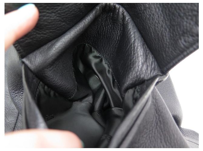 Hermès HERMES JACKET L 52 BLACK DEER LEATHER DEER LEATHER COAT JACKET - view 7