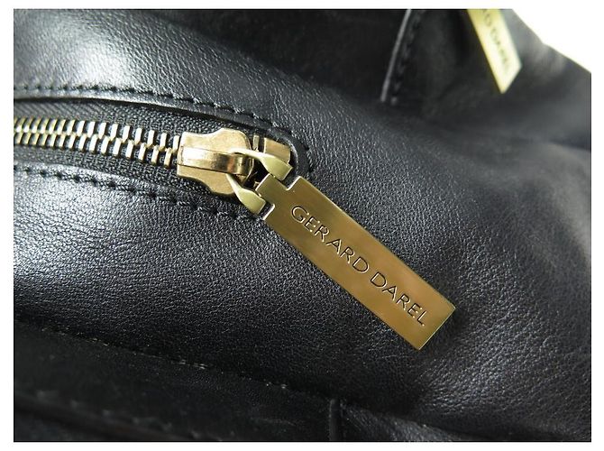 GERARD DAREL THE DIVINE BORSA A MANO IN PELLE NERA BORSA A MANO IN PELLE NERA BORSA A MANO - vista 7