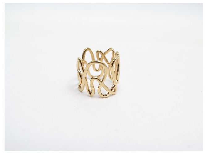 ANELLO REPOSSI BIANCO RUMORE SIZE 52 In oro giallo 18Anello in oro giallo K. D'oro - vista 2