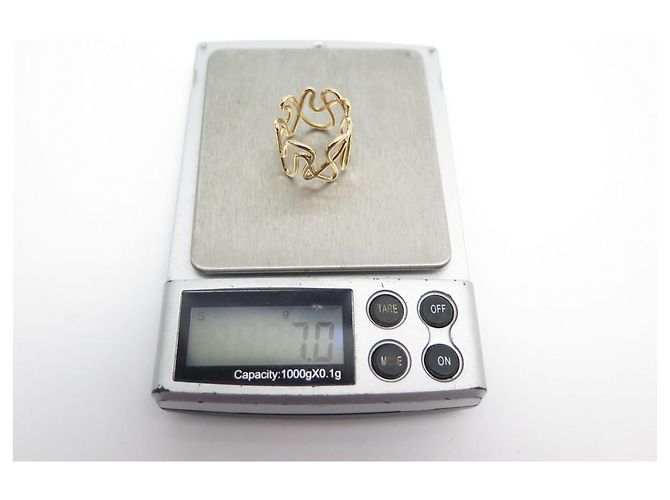 ANELLO REPOSSI BIANCO RUMORE SIZE 52 In oro giallo 18Anello in oro giallo K. D'oro - vista 9
