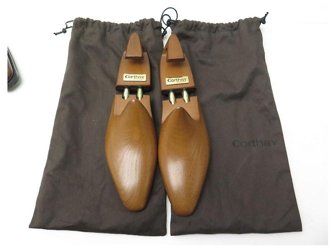 CORTHAY ARCA SCHUHE 9 43 BRAUNE LEDER LOAFERS SCHNALLSCHUHE - Ansicht 10