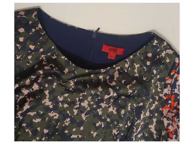 Abito Hugo Boss Multicolore in Poliestere e Viscosa - vista 4