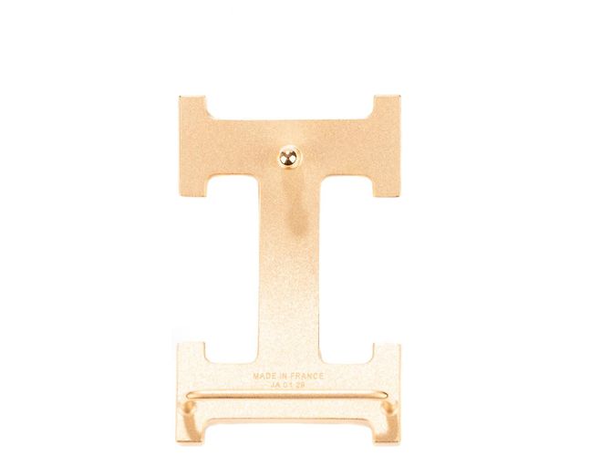 Splendid Hermès Constance Belt Buckle in matt brushed metal - view 5