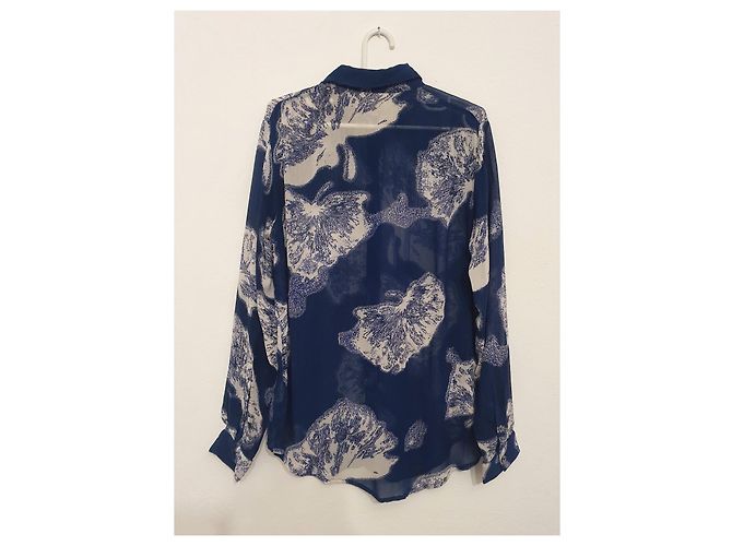 Camicia Ganni in viscosa trasparente Multicolore - vista 2