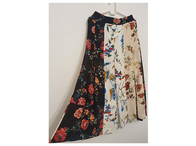 Falda floral Maje de viscosa Multicolor - vista 2
