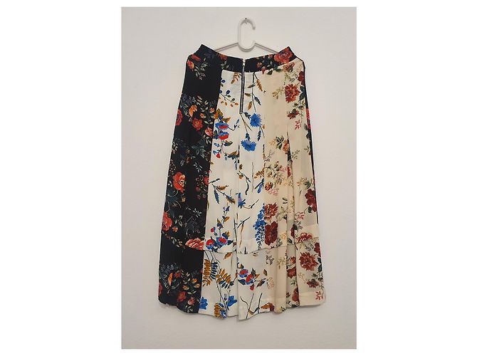 Falda floral Maje de viscosa Multicolor - vista 3