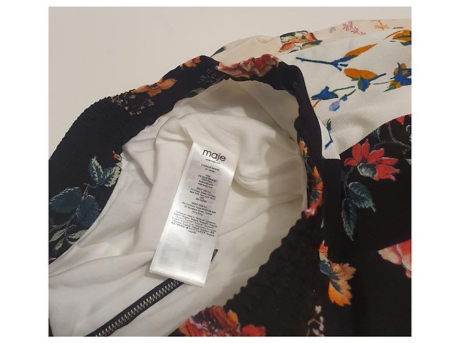 Falda floral Maje de viscosa Multicolor - vista 5