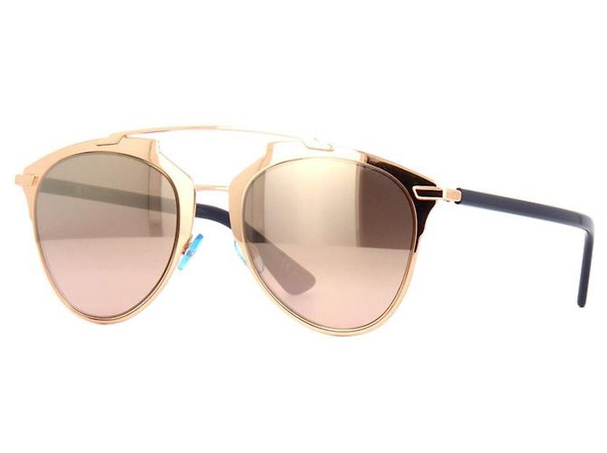Occhiali da sole Christian Dior Reflected Aviator Blu Oro Metallo D'oro - vista 2