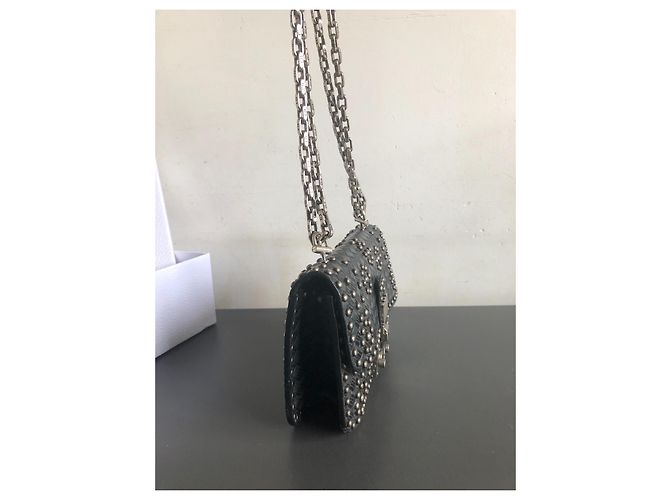 Borsa a mano Christian Dior Addict in pelle nera Nero - vista 10