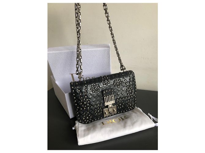 Borsa a mano Christian Dior Addict in pelle nera Nero - vista 2