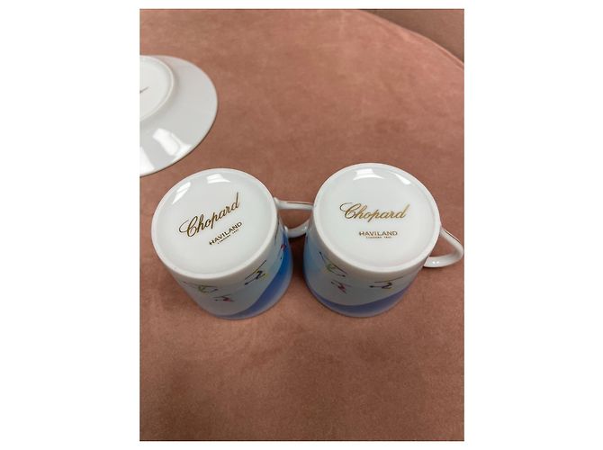 Chopard Rare ensemble en porcelaine Blanc Bleu - vue 12