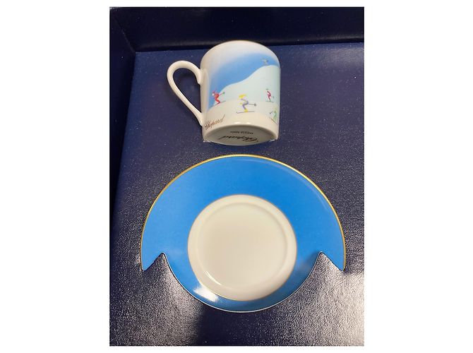 Chopard Rare ensemble en porcelaine Blanc Bleu - vue 5