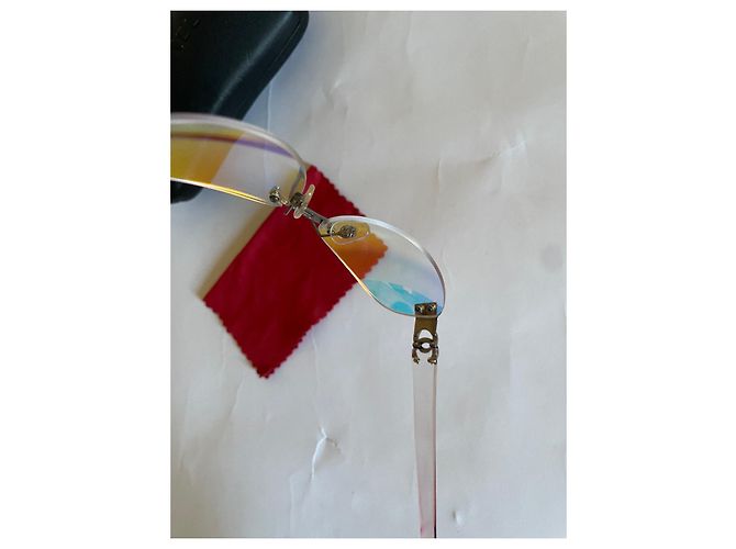 Occhiali da sole Chanel Lenti arcobaleno multicolori Multicolore - vista 12