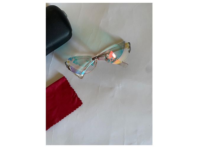 Occhiali da sole Chanel Lenti arcobaleno multicolori Multicolore - vista 15