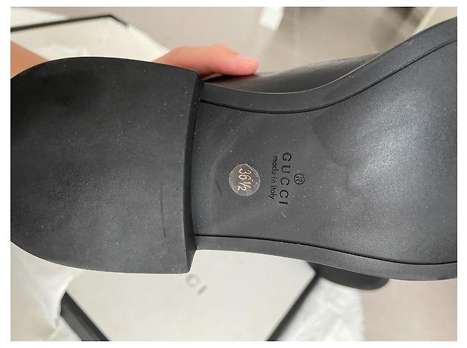 Botas Gucci de piel negra Negro - vista 6
