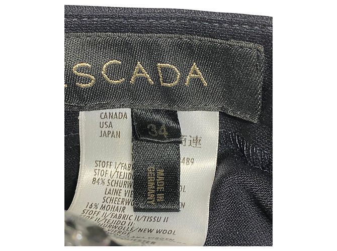 Escada Suit Trouser Set in Black Wool - view 10