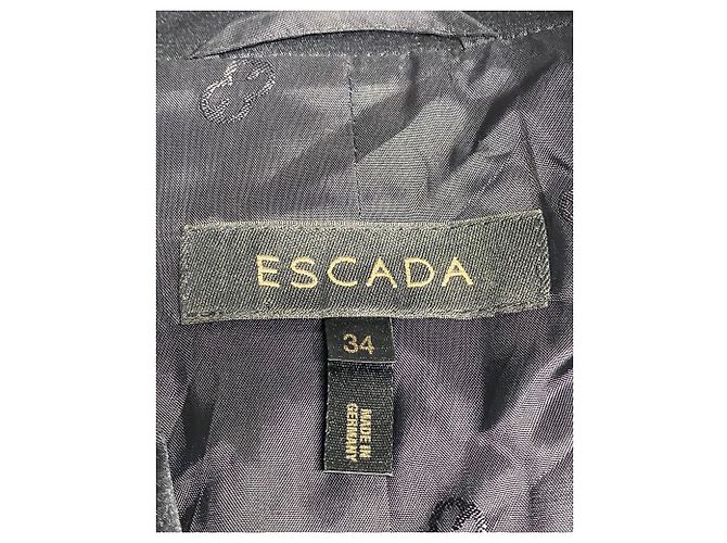 Escada Suit Trouser Set in Black Wool - view 3